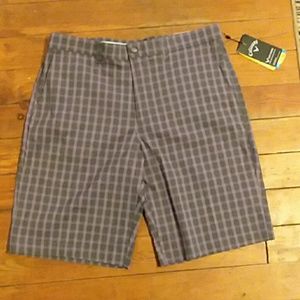 Callaway plaid shorts